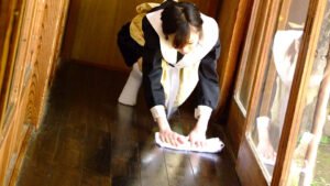 Aoba Itou does some cock cleaning in kitchen Aoba Itou does some cock cleaning in kitchen